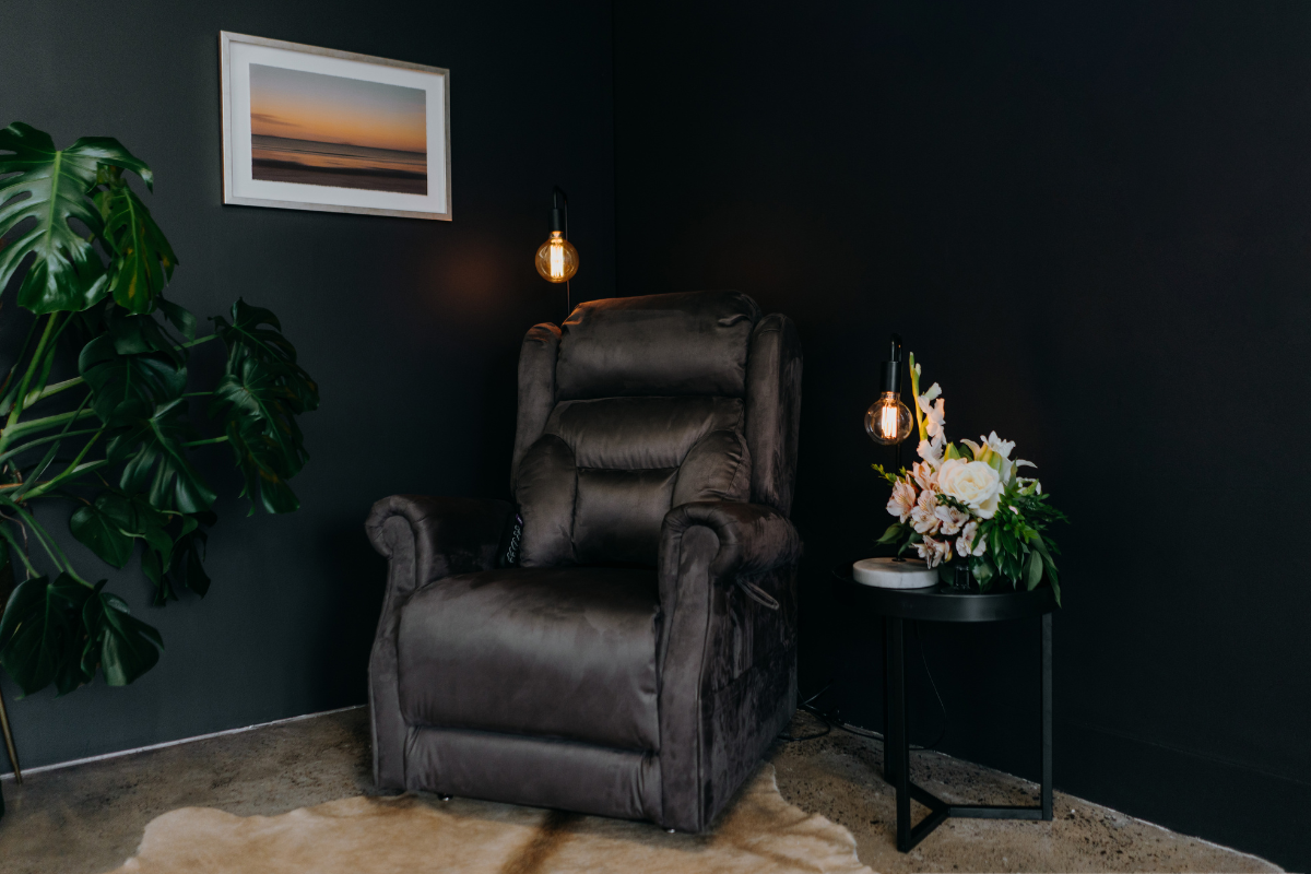 Power lift recliner for independence.